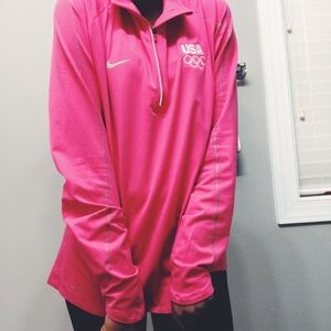 Nike USA OLYMPICS Quarter Zip
